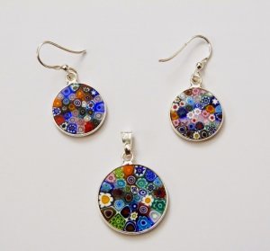 Medál és fülbevaló szett - Skandi Trend